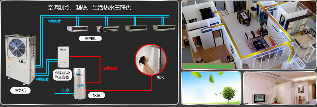 溫度、濕度、潔凈度；制冷、采暖、生活熱水，多種功能一機搞定